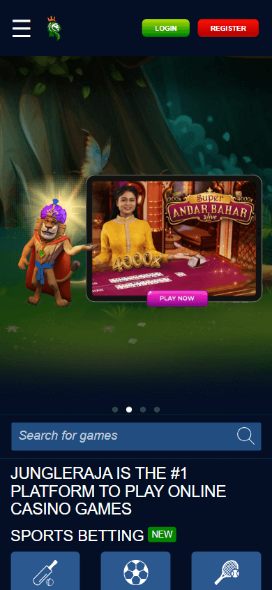 jungle_raja_casino_homepage_mobile
