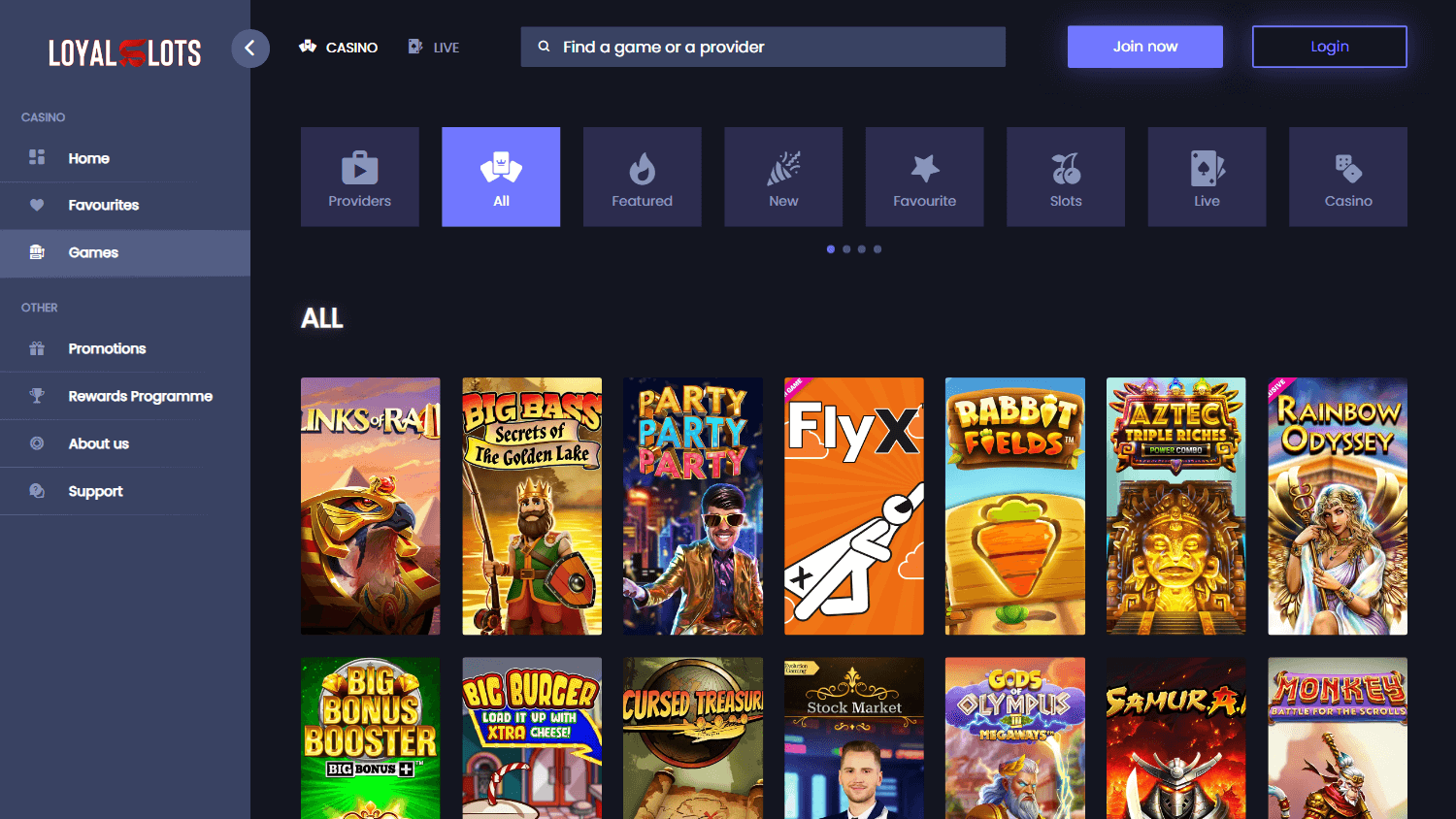 loyalslots_casino_game_gallery_desktop