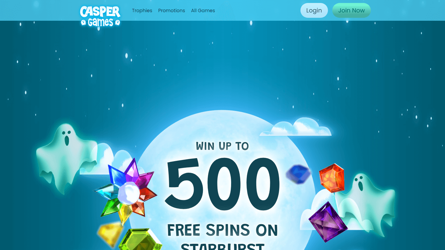 regolamentato Caspero Casino bonus giornaliero banner promozionale in Italy