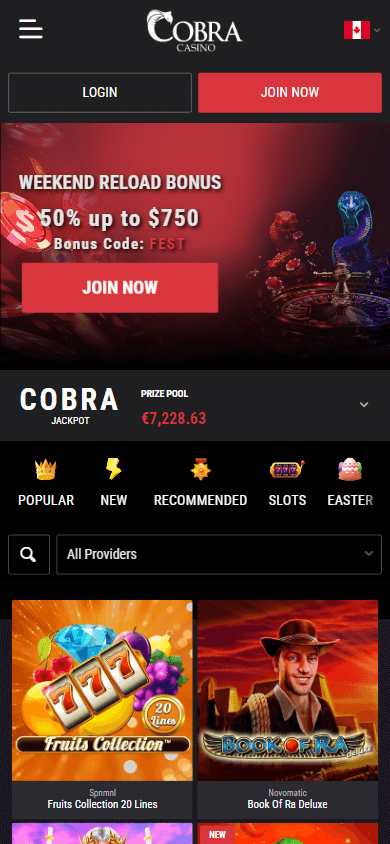 cobra_casino_homepage_mobile