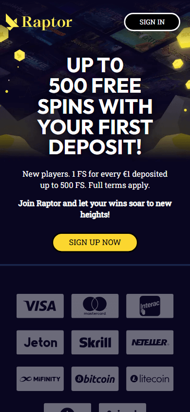 raptor_casino_homepage_mobile