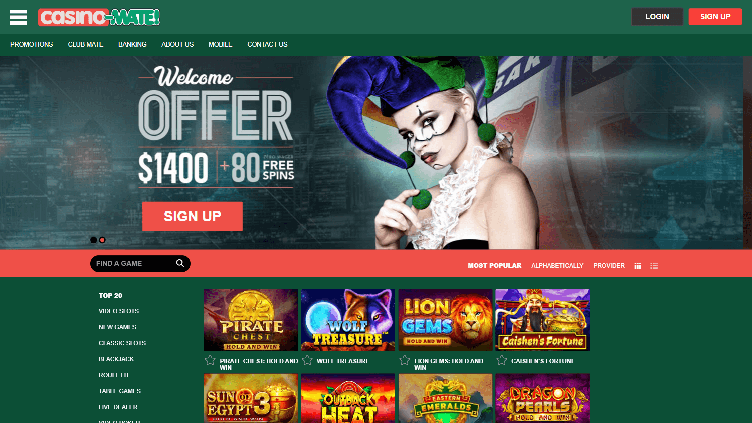 Explore Casino Mate AU