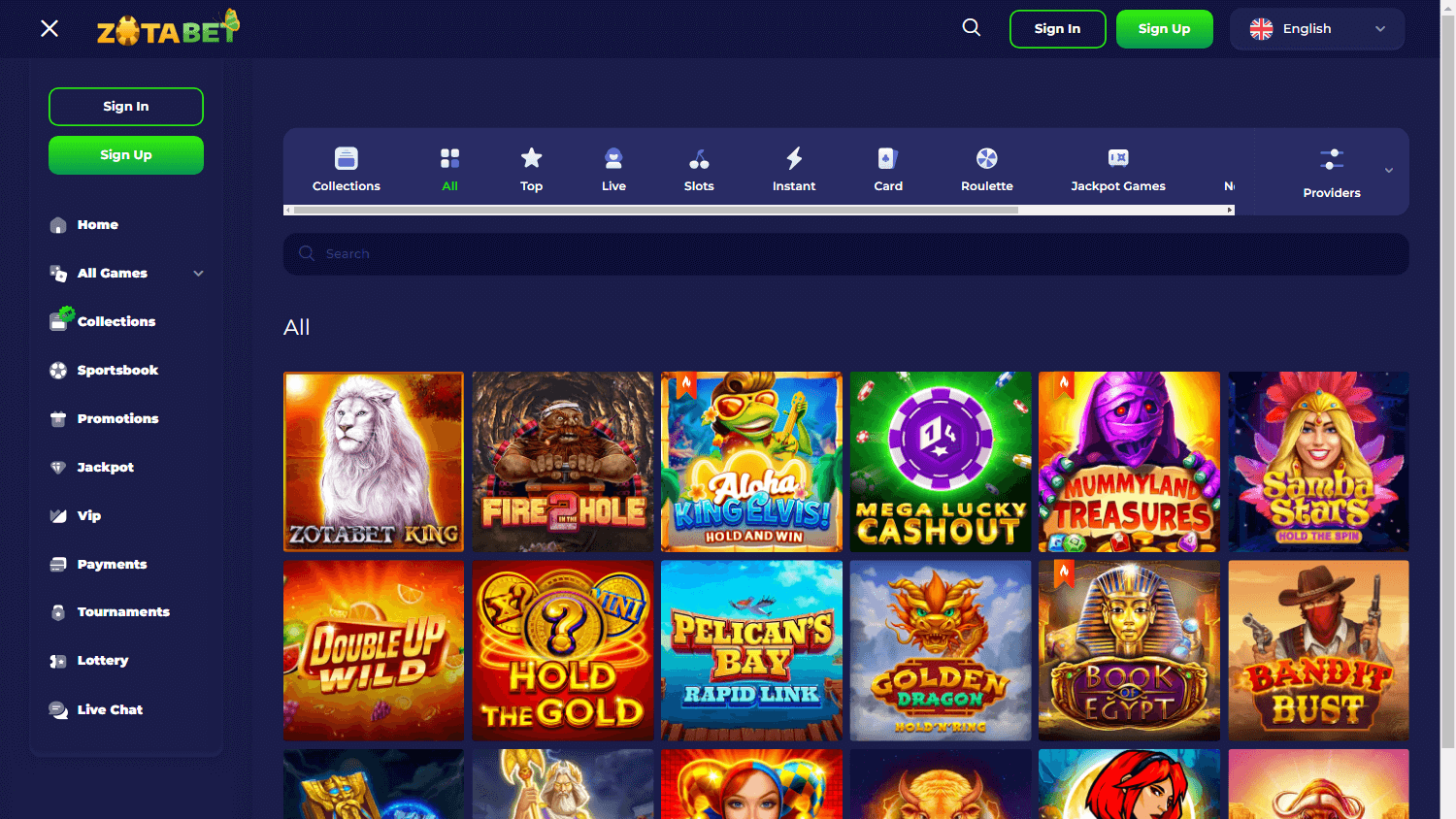 Zota Bet Game Selection Insights