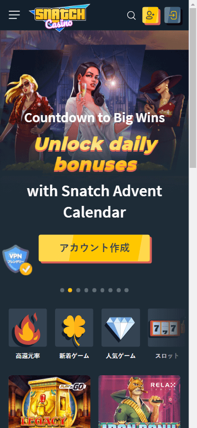 snatch_casino_homepage_mobile