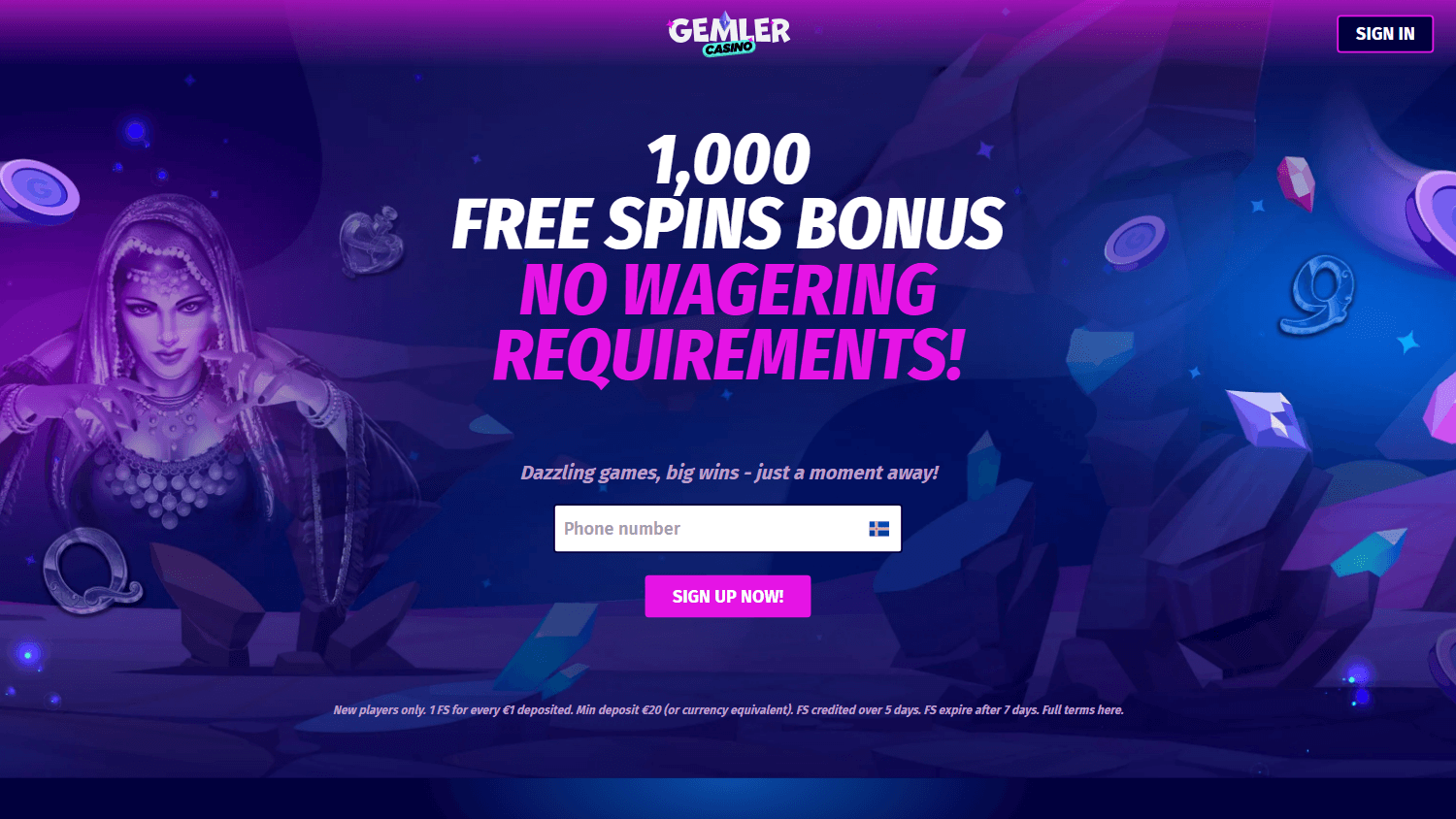 gemler_casino_homepage_desktop