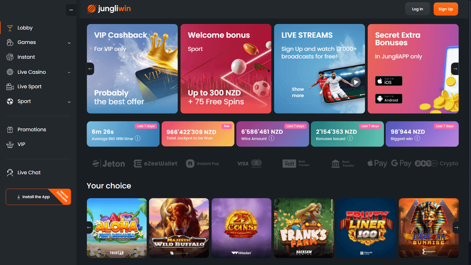 jungliwin_casino_homepage_desktop
