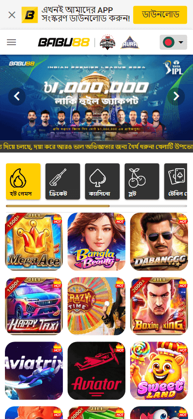 babu88_casino_homepage_mobile