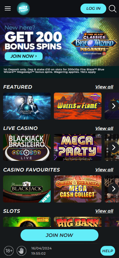 buzz_casino_homepage_mobile