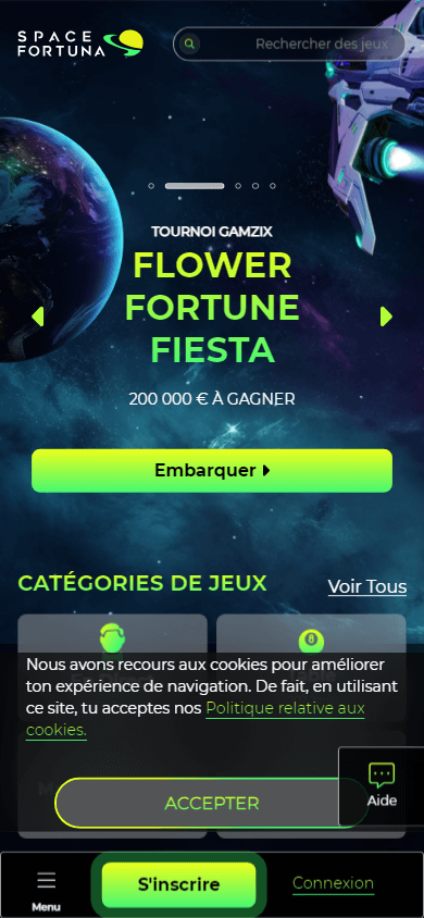 spacefortuna_casino_homepage_mobile