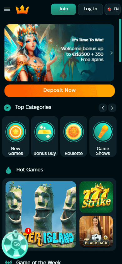 wins_royal_casino_homepage_mobile