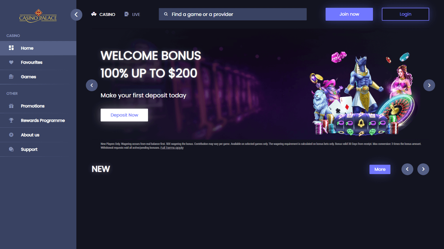 casinopalace_homepage_desktop