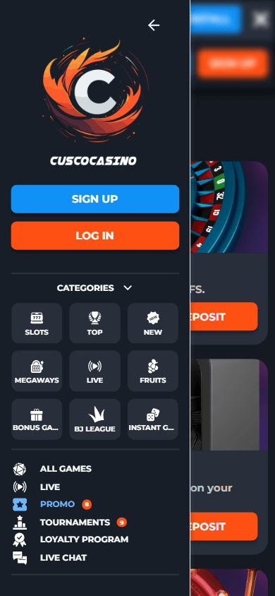 Cusco Casino Promoties op Mobiel