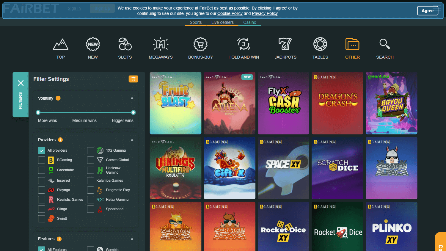 Fairbet.bet Casino | Reseña honesta de Casino Guru