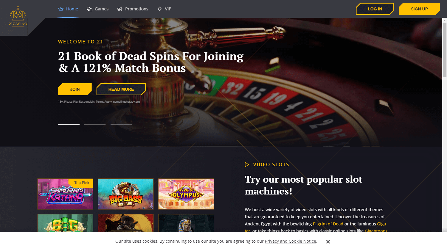 21_casino_homepage_desktop