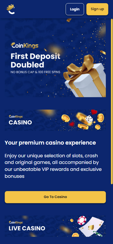 coinkings_casino_homepage_mobile