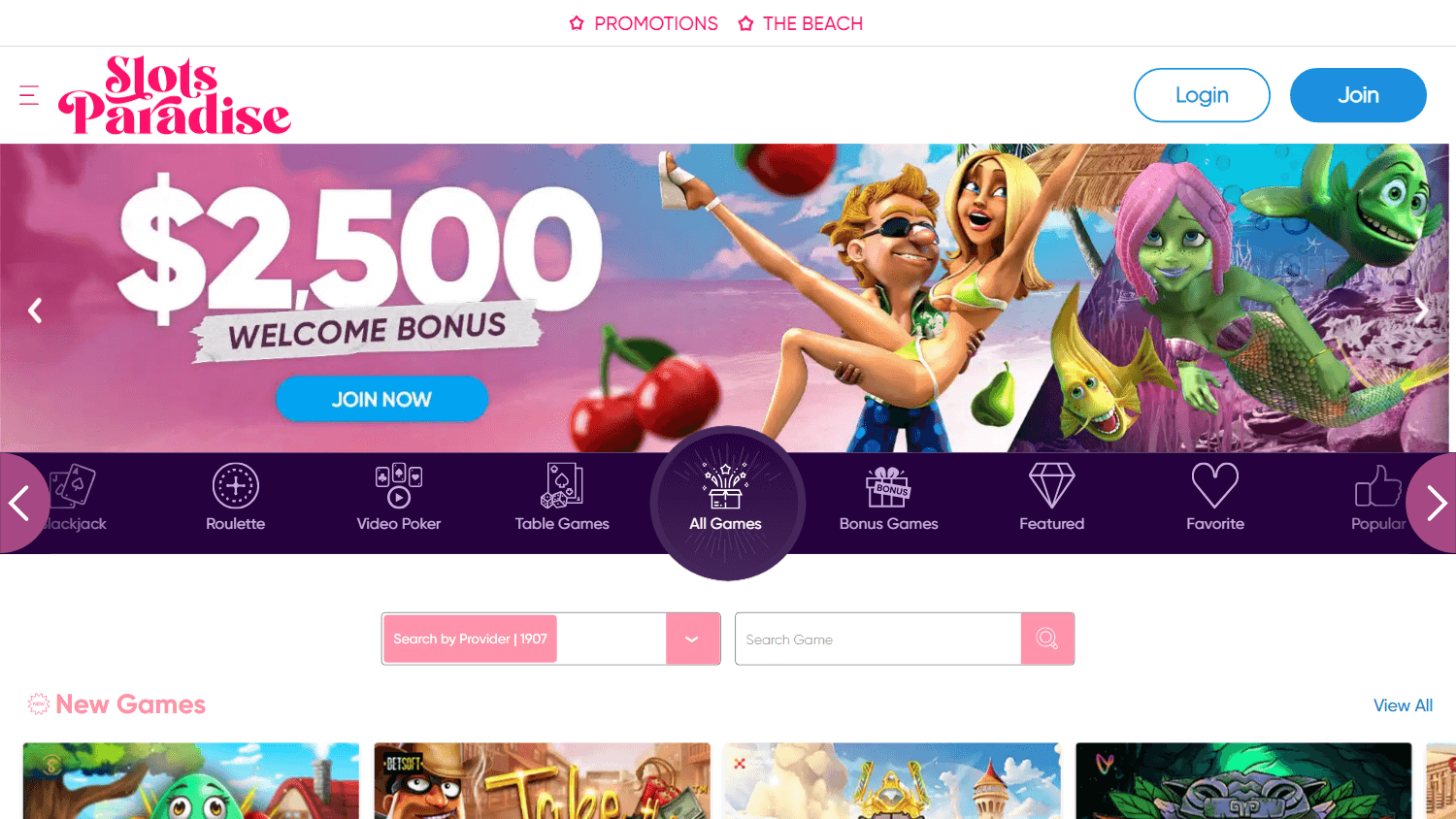 slots_paradise_casino_homepage_desktop