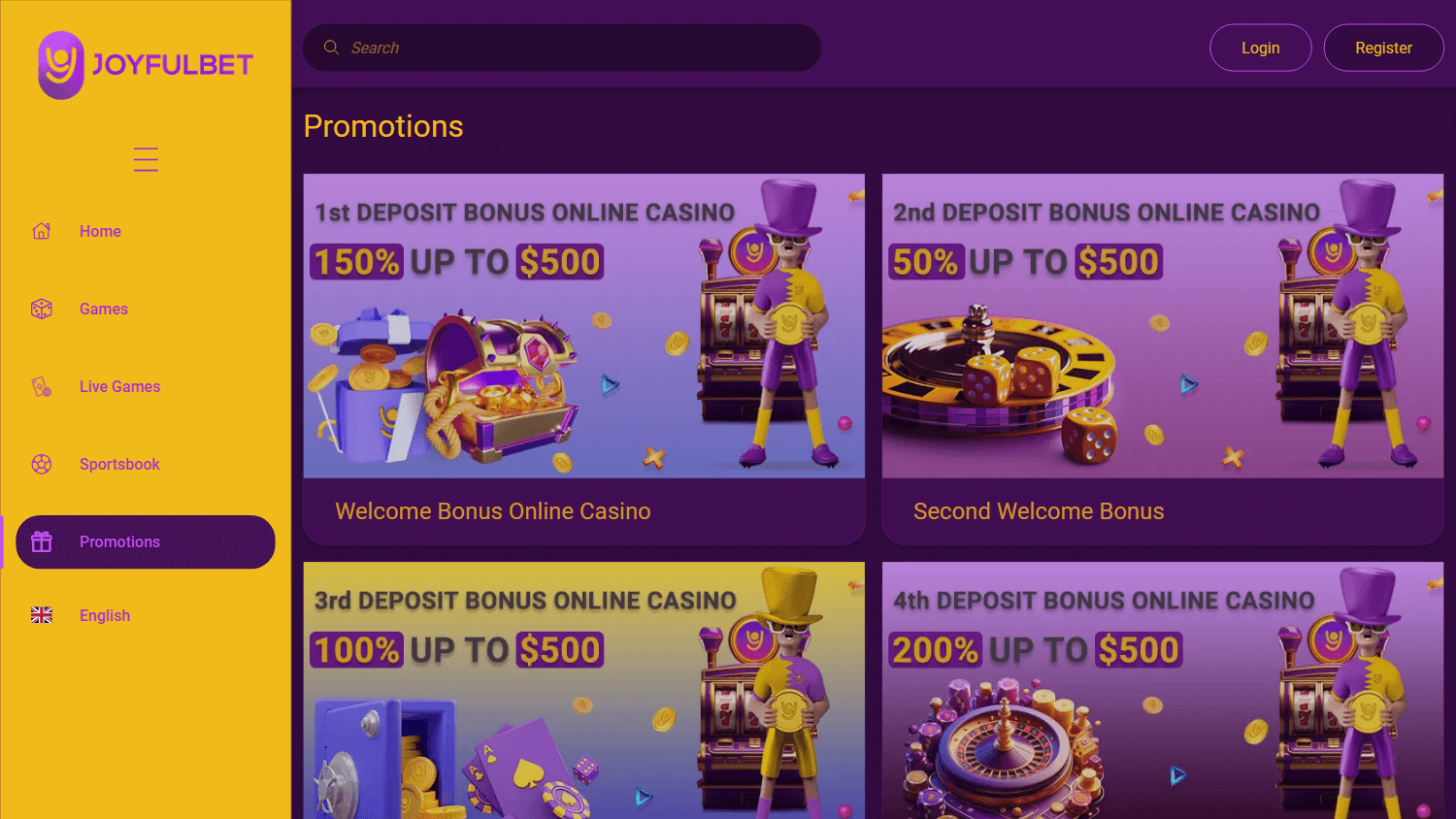 joyfulbet_casino_promotions_desktop