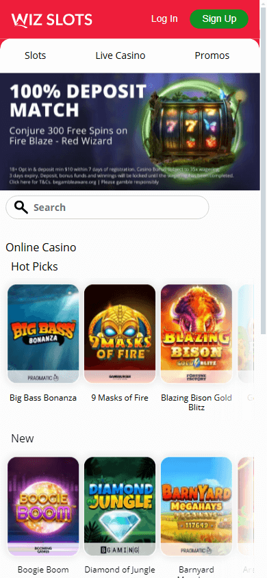 wiz_slots_casino_homepage_mobile