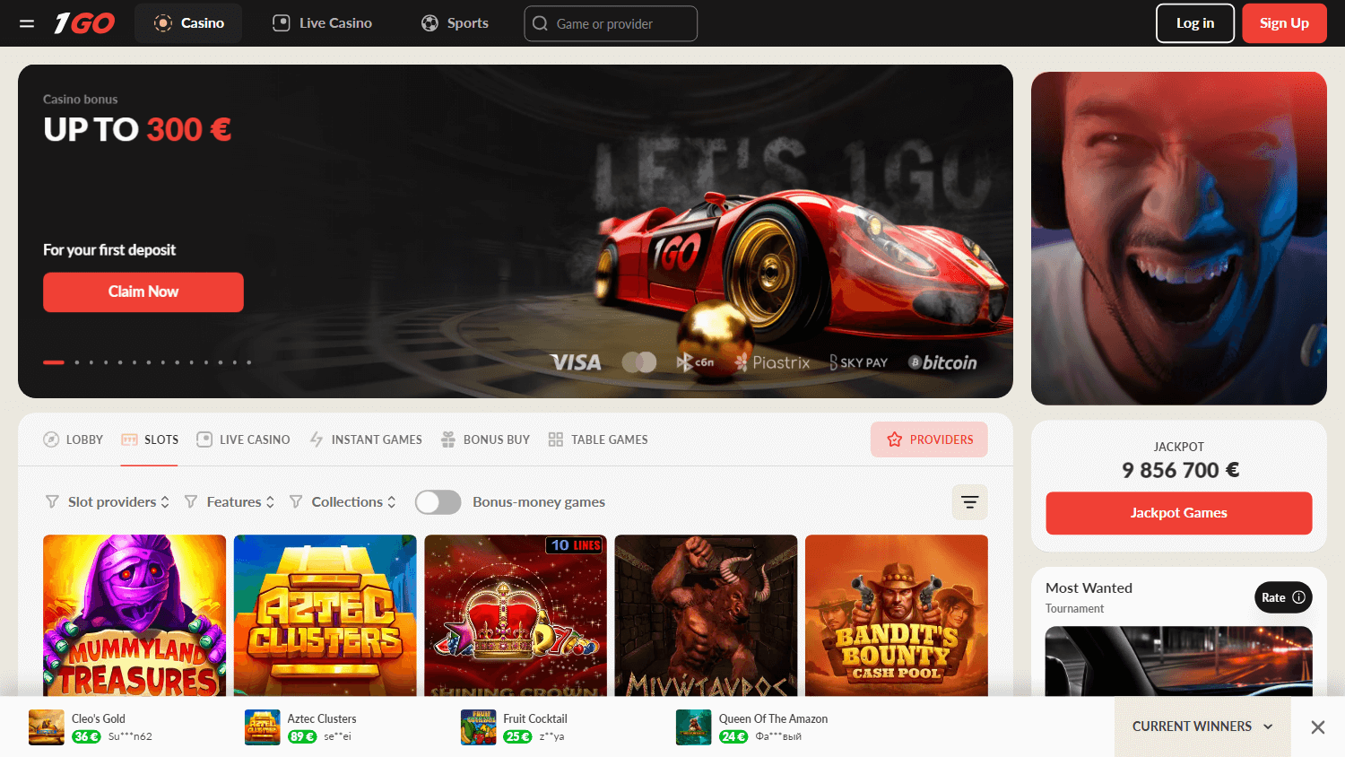 GO1 Casino: Ein Review für Spieler aus Deutschland