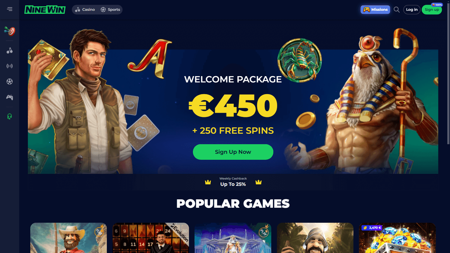 Nine Win Casino Review | Honest Review by Casino Guru