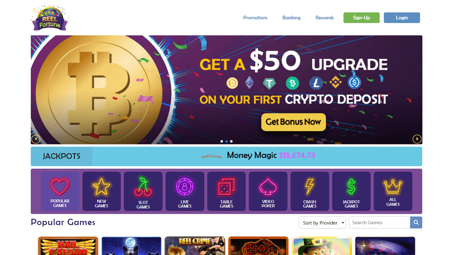 reel_fortune_casino_homepage_desktop