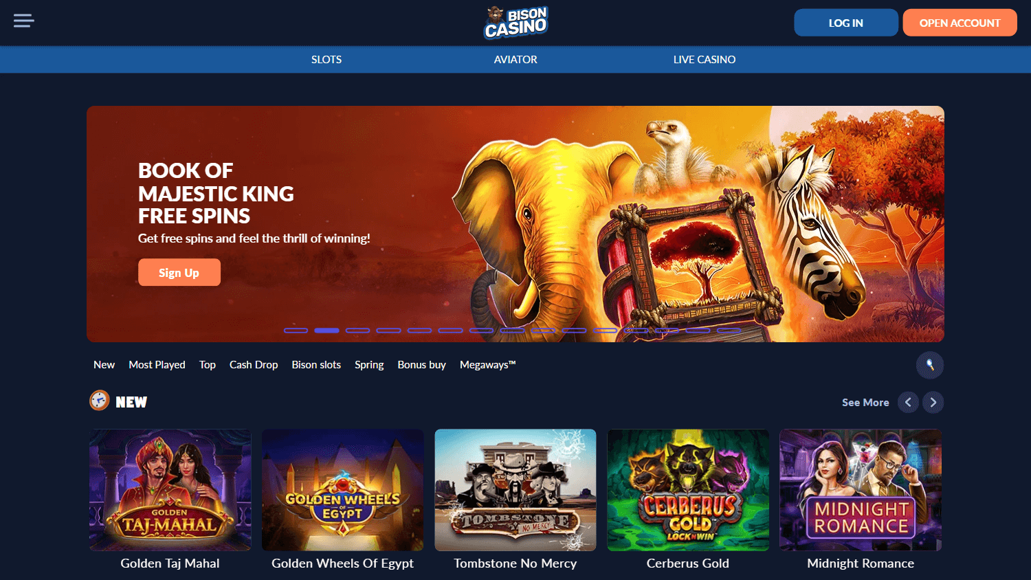 bison_casino_homepage_desktop