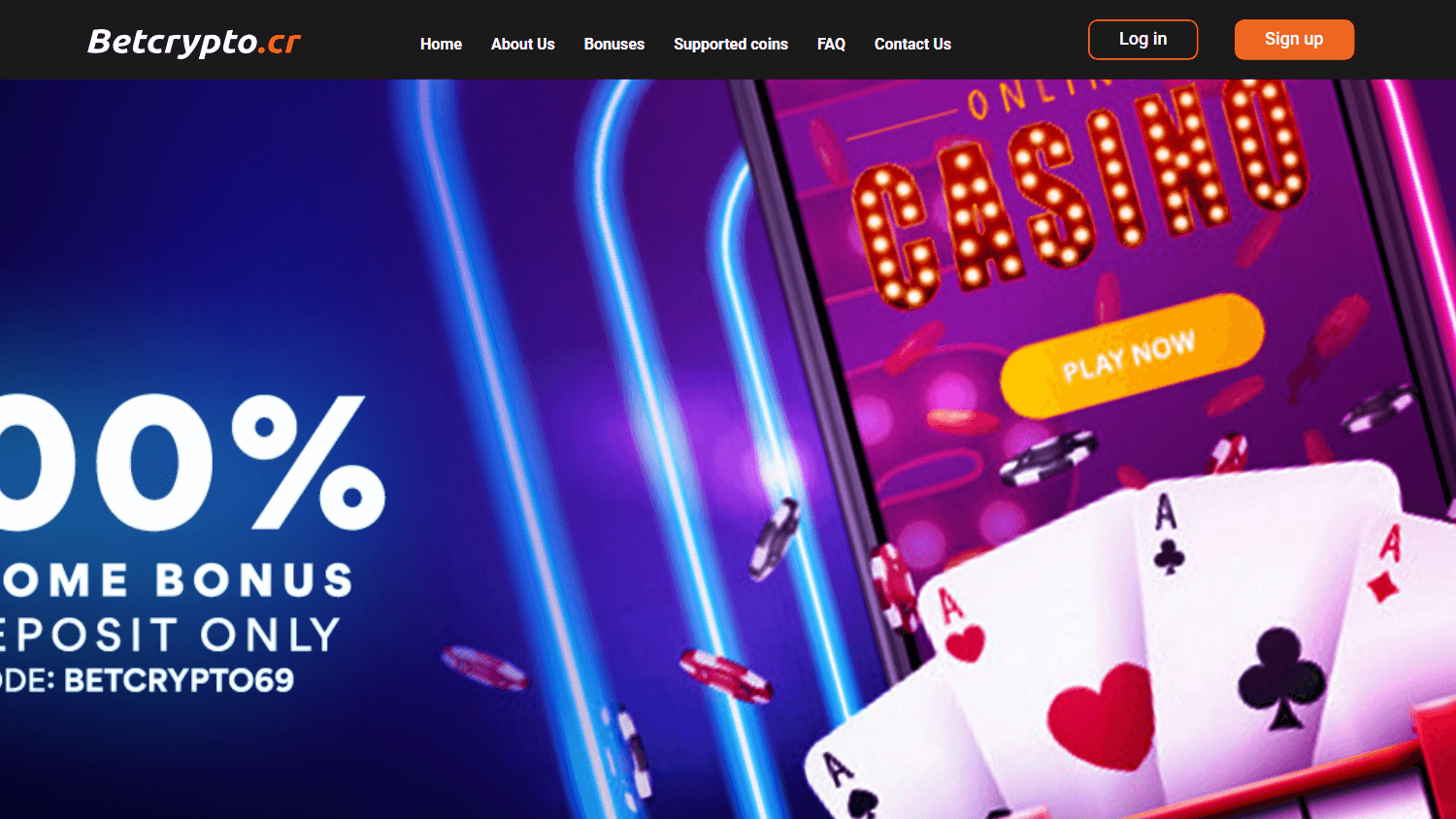 betcrypto_casino_homepage_desktop