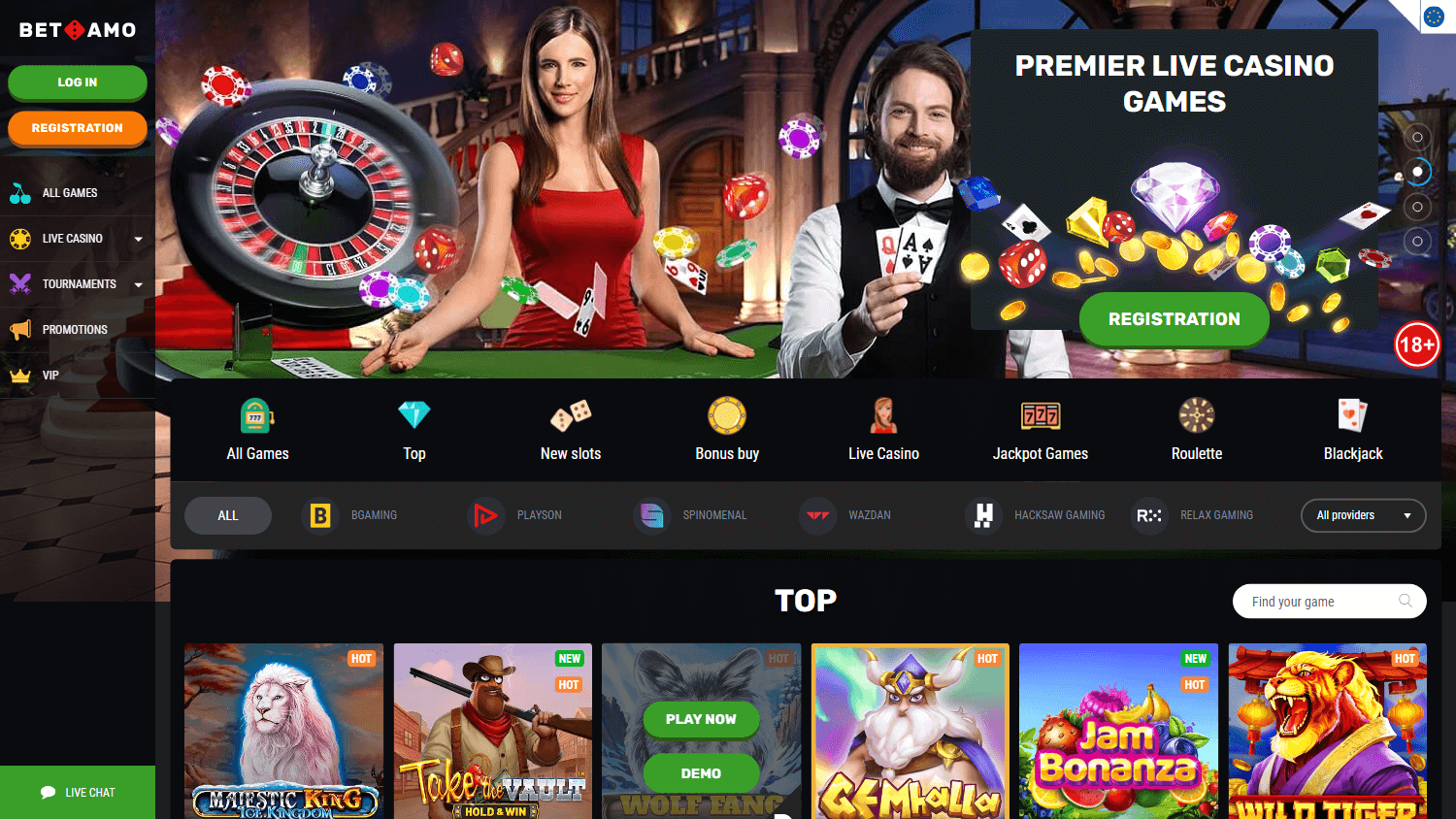 betamo_casino_homepage_desktop