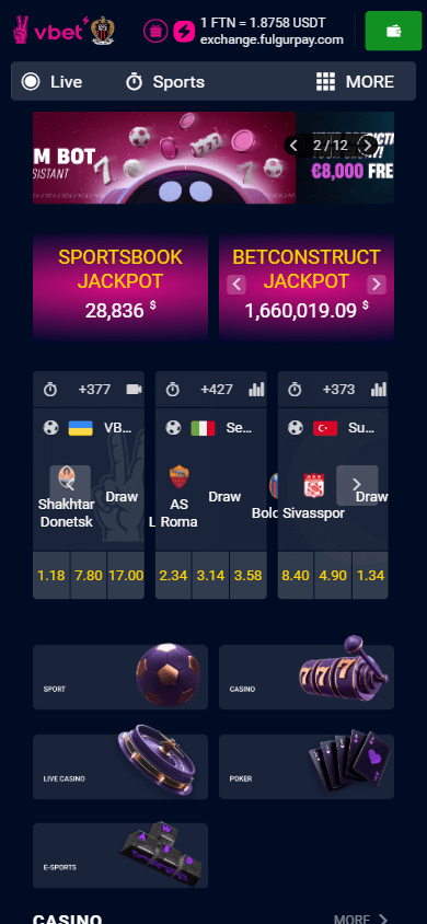 vbet_casino_homepage_mobile