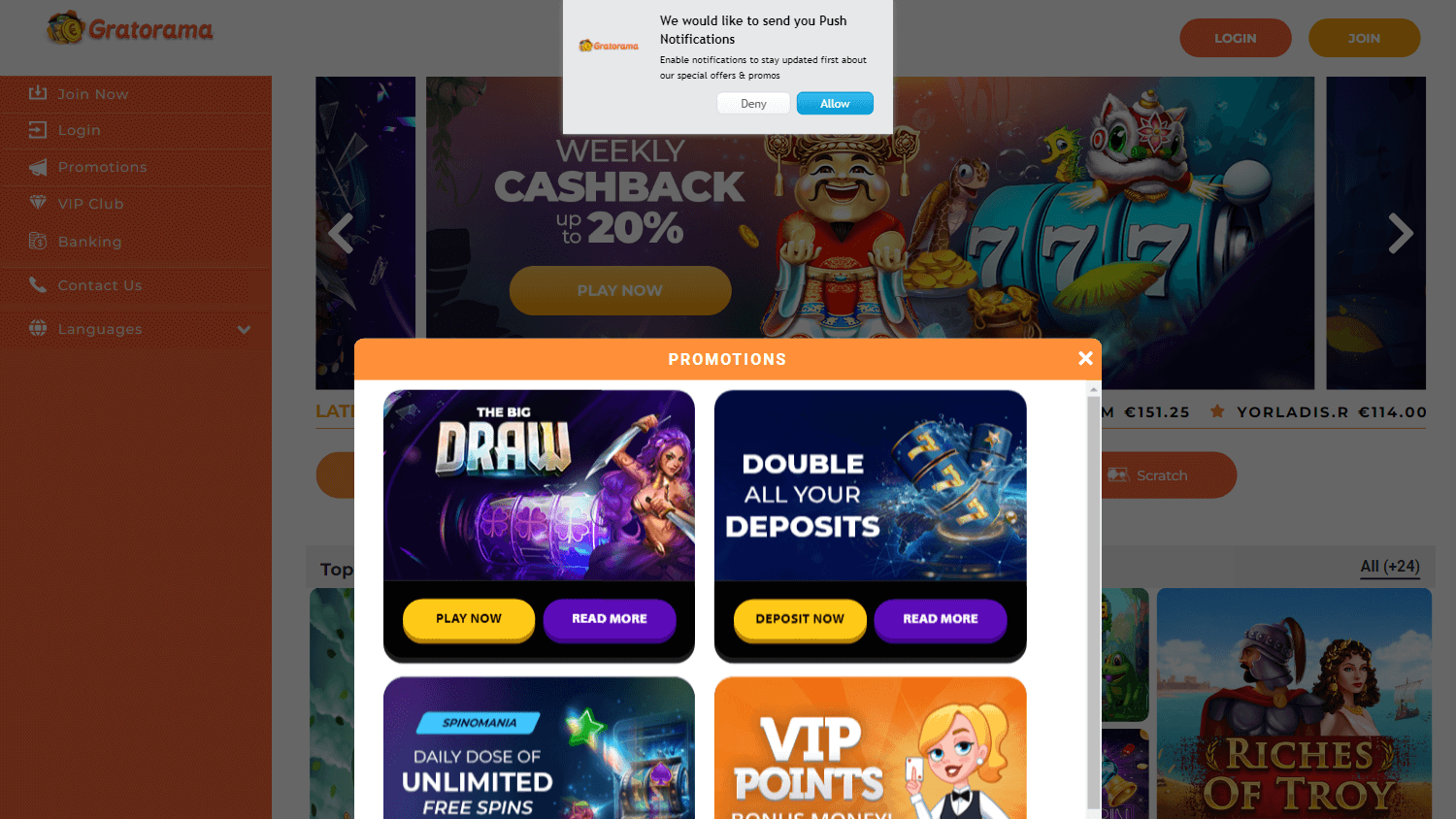 gratorama_casino_promotions_desktop