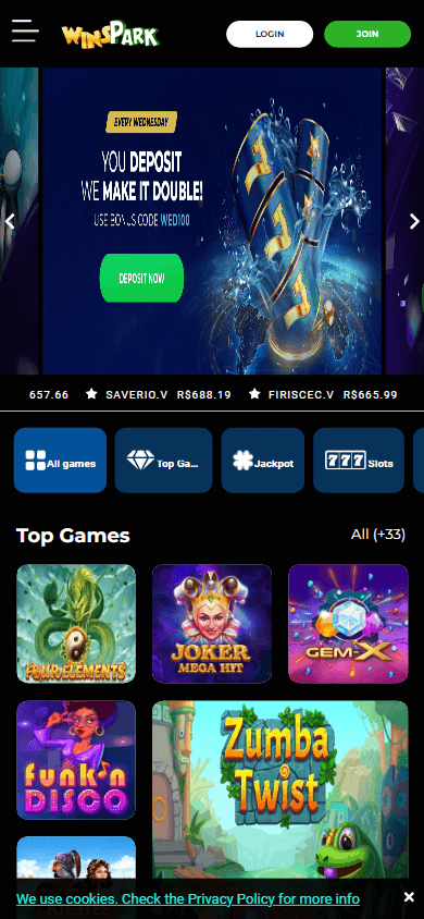 winspark_casino_homepage_mobile