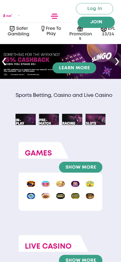vbet_casino_uk_homepage_mobile