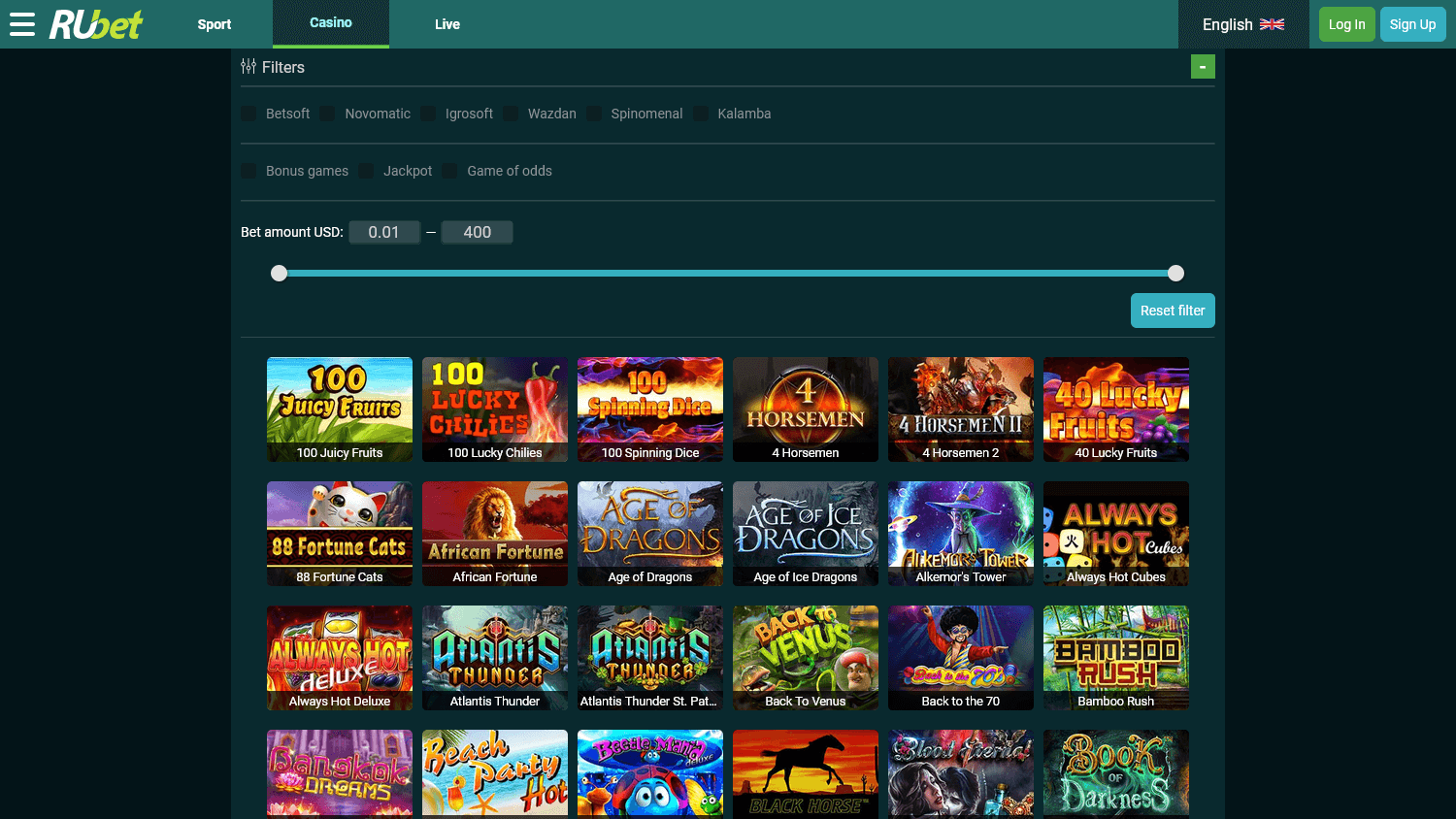 rubet_casino_homepage_desktop