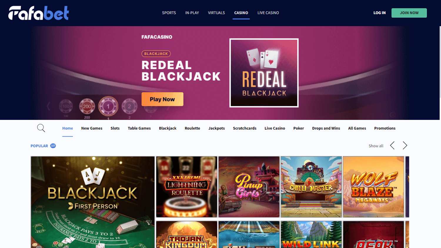 Fafabet casino