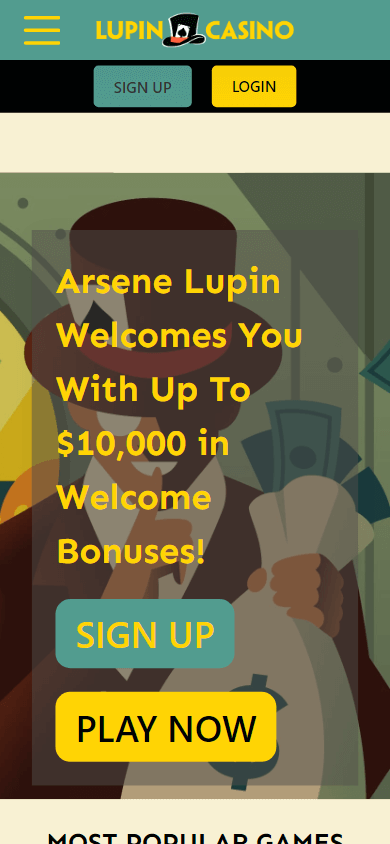 lupin_casino_homepage_mobile