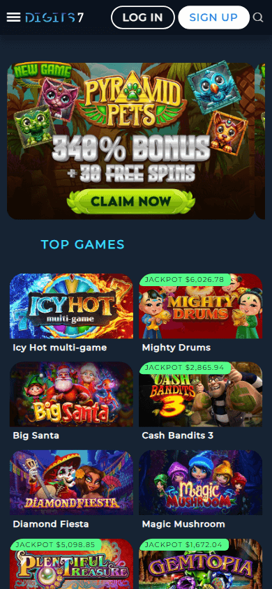Digit 7 Casino Mobile Experience