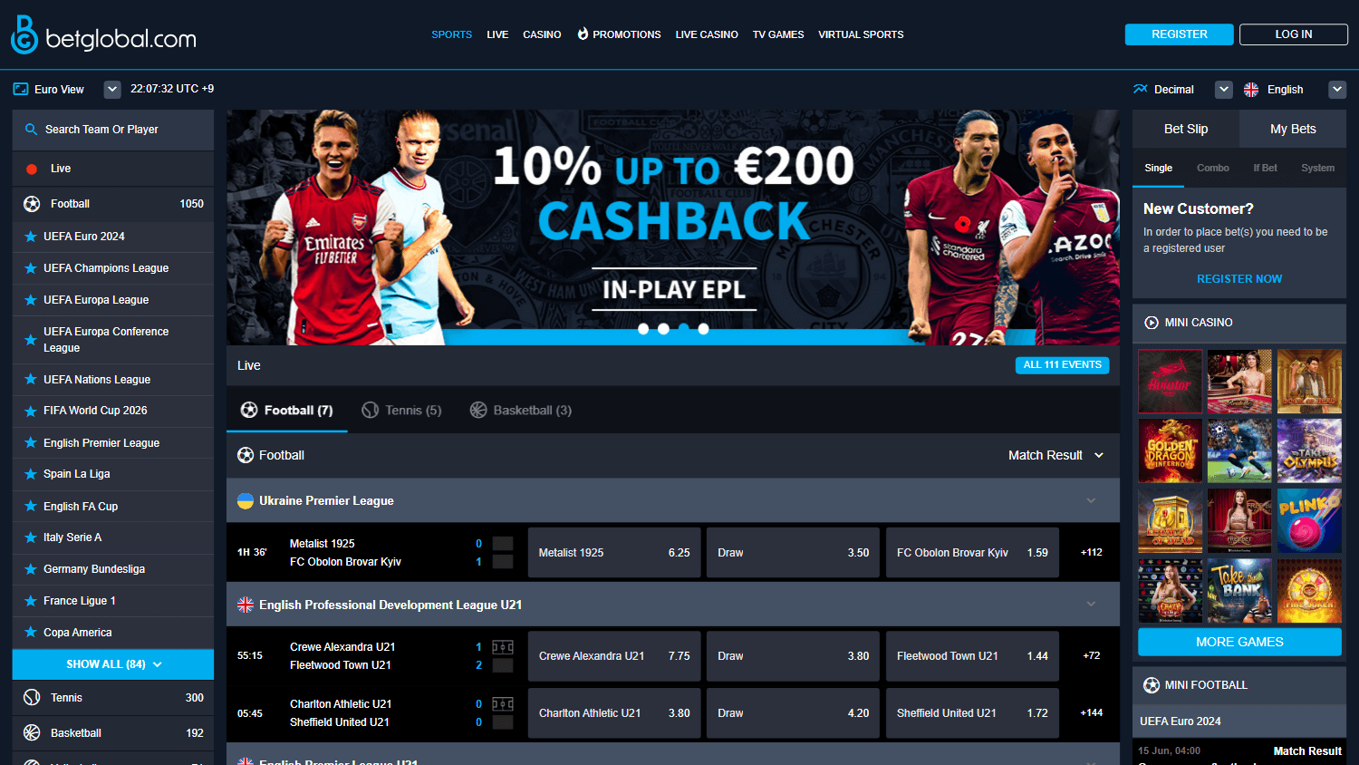 betglobal_casino_homepage_desktop