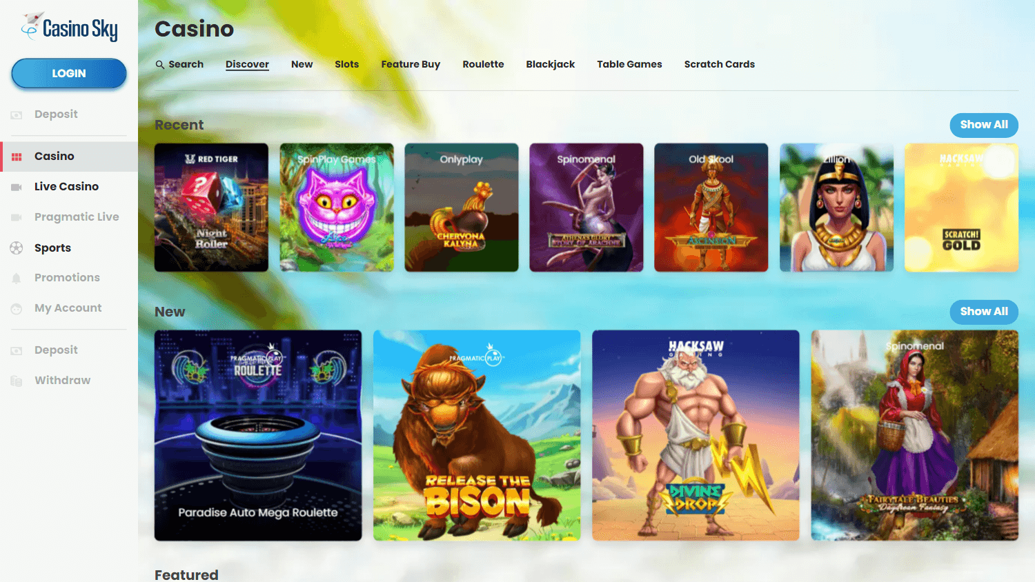 Casino Sky Ревю | Честно ревю от Казино Гуру