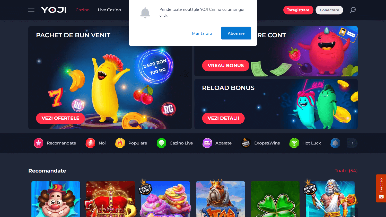 yoji_casino_homepage_desktop