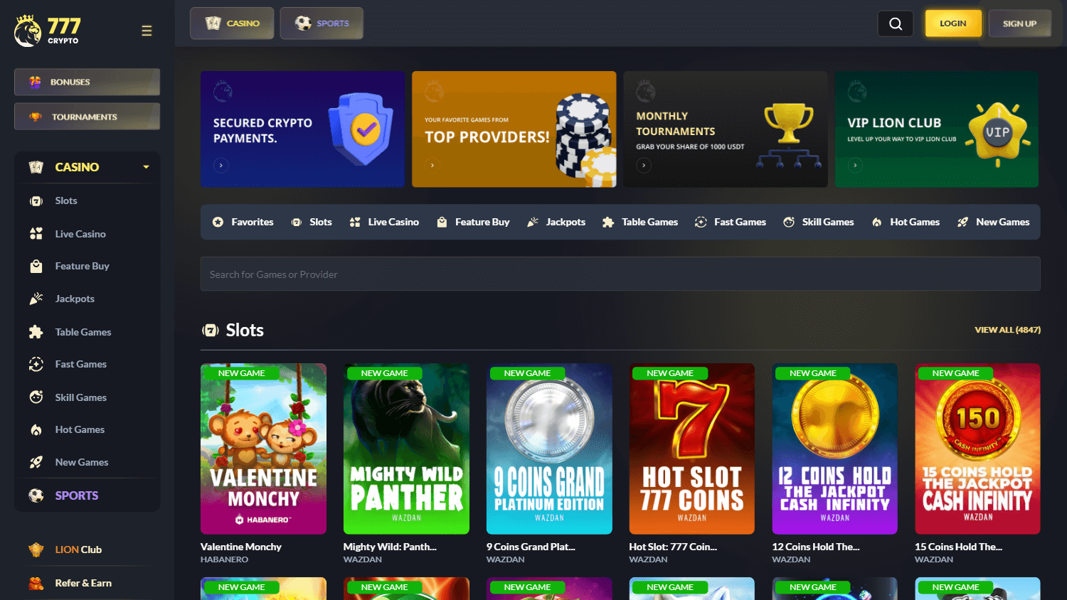 777crypto_casino_game_gallery_desktop