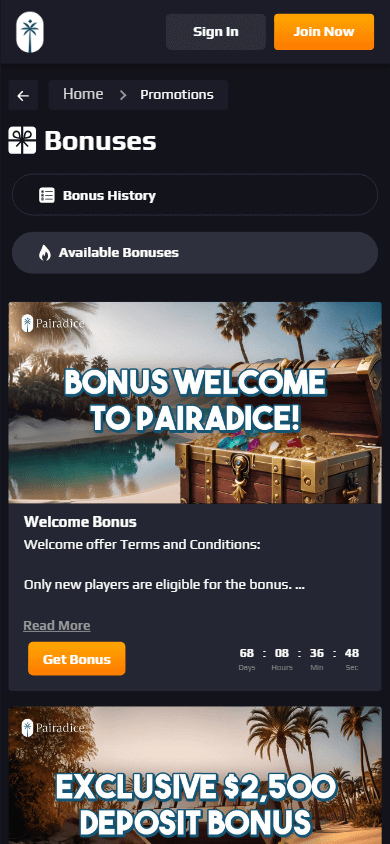 pairadice_casino_promotions_mobile