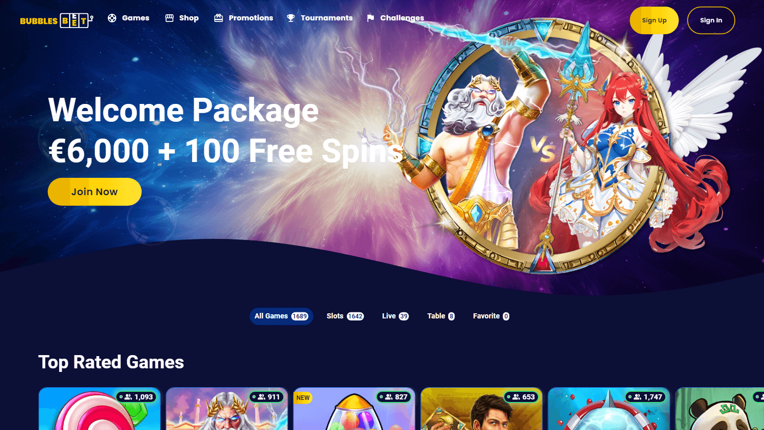 bubbles_bet_casino_homepage_desktop