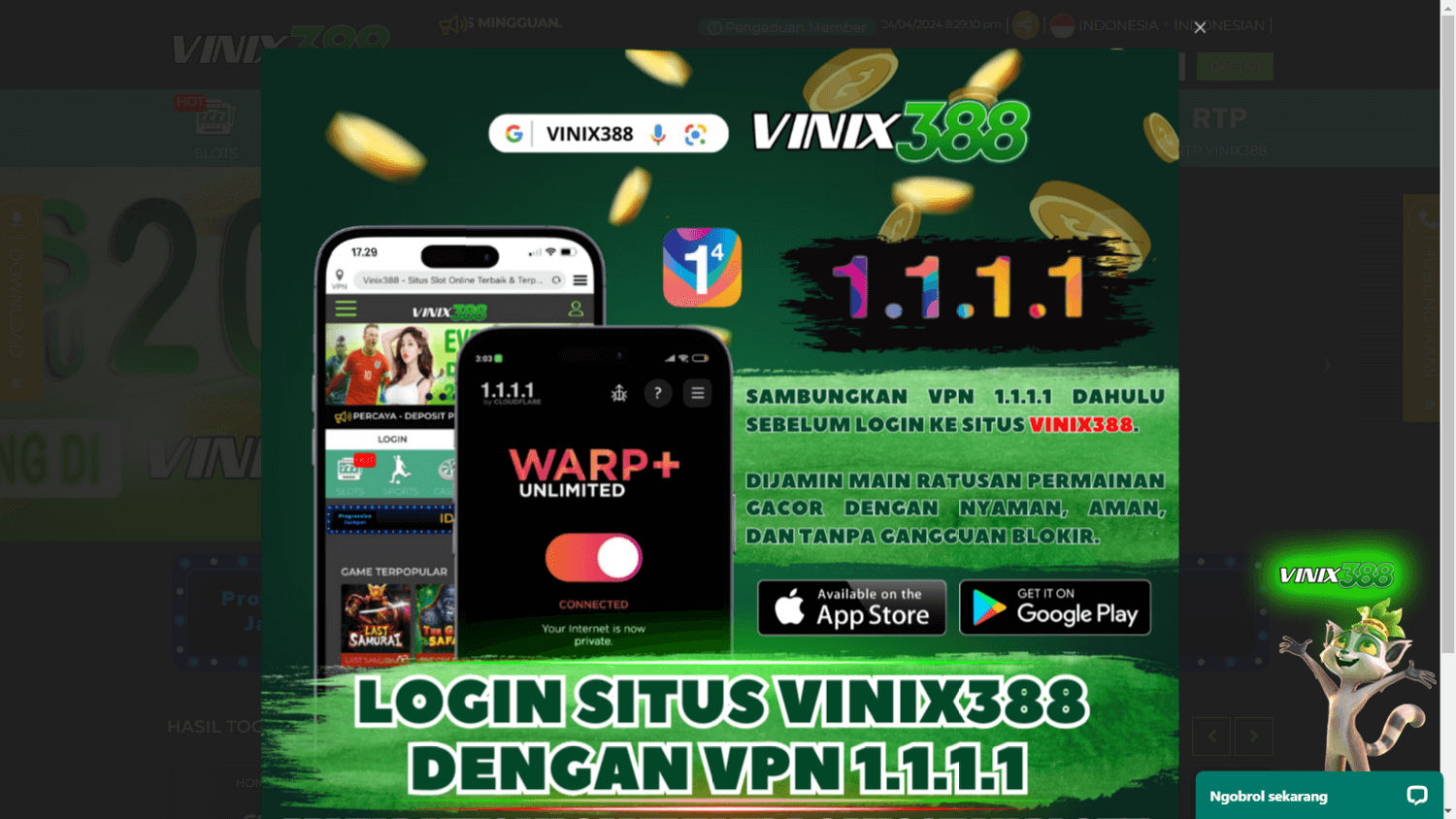 vinix388_casino_homepage_desktop
