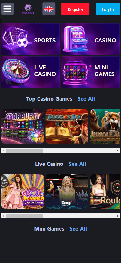 yourwin24_casino_homepage_mobile