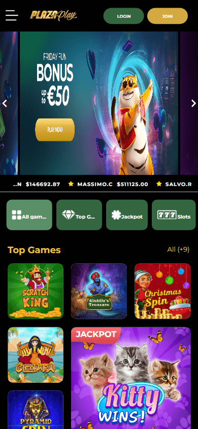 plazaplay_casino_homepage_mobile