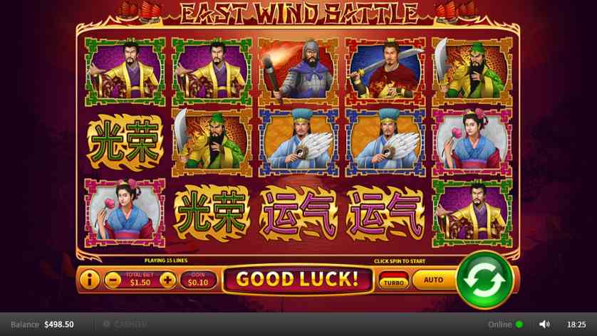 Play East Wind Battle Slots Online Free With No Download Required! Play East Wind Battle Slots Online Free With No Download Required!