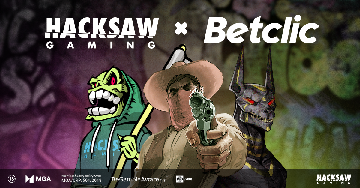 hacksaw-gaming-betclic-logos-partnership