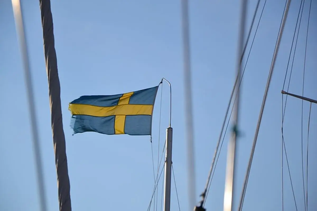 swedish-flag-on-a-pole