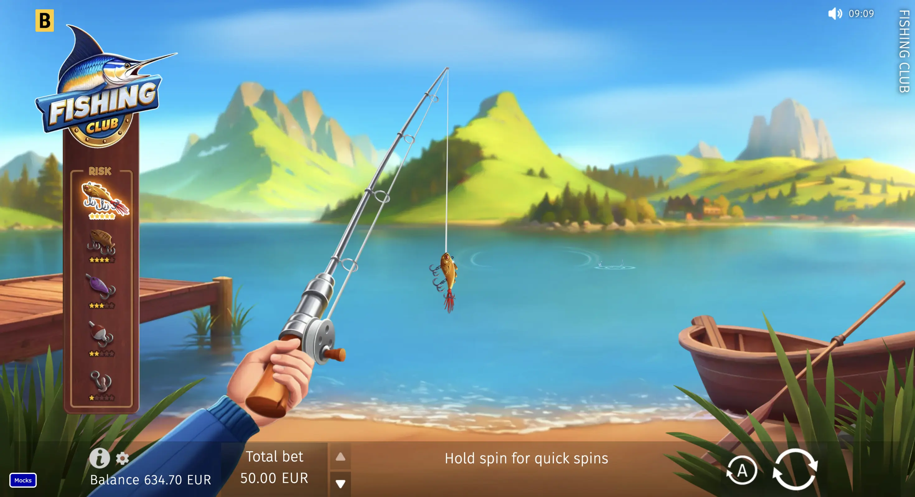 Fishing club simulator