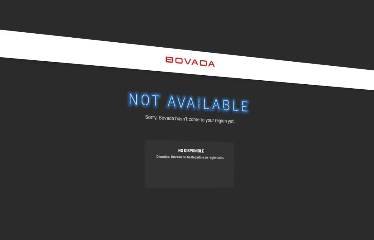 Bovada not available